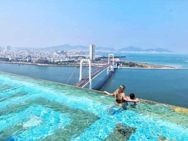 Golden Apartment With Sea View Đà Nẵng Kültér fotó